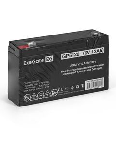 Купить Аккумулятор для UPS Exegate GP6120 6V, 12Ah [EX282954RUS], изображение 6 в интернет-магазине Irkshop.ru