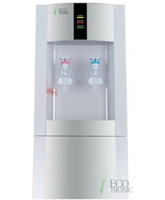 Купить Кулер для воды Ecotronic H1-LE v.2 нагрев и охлаждение, 500/60 Вт, бело-серебристый, изображение 3 в интернет-магазине Irkshop.ru