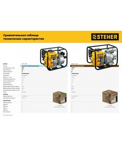 Купить Мотопомпа бензиновая STEHER WPC-600 600 л/мин, изображение 9 в интернет-магазине Irkshop.ru