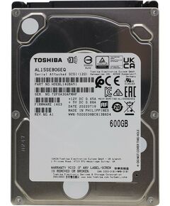 Купить Жёсткий диск Toshiba 600 Gb SAS 12Gb/s 2.5" 10500rpm 128Mb [AL15SEB06EQ] в интернет-магазине Irkshop.ru