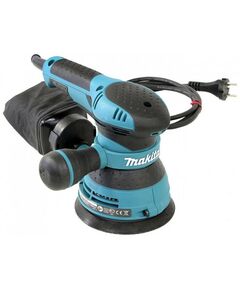 Эксцентриковые шлифмашинки: Эксцентриковая шлифмашина Makita BO5040 300 Вт, 4000-12000 об/мин, D125  мм, пылесборник фотографии