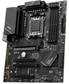 Материнские платы: Материнская плата MSI PRO B650-P WIFI AM5 <B650> 4xPCI-E HDMI+DP 2.5GbLAN+WiFi+BT SATA ATX 4DDR5 RTL фотографии