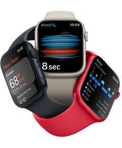Купить Смарт-часы Apple Watch 8 GPS Starlight Aluminum Case with with Starlight Sport Band 45mm L [MNUQ3LL/A], изображение 5 в интернет-магазине Irkshop.ru