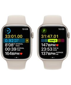 Купить Смарт-часы Apple Watch 8 GPS Starlight Aluminum Case with with Starlight Sport Band 45mm L [MNUQ3LL/A], изображение 7 в интернет-магазине Irkshop.ru