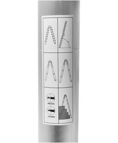 Купить Стремянка-лестница телескопическая TUNDRA 1.6 х 1.6 м раскладная, алюминиевая, изображение 9 в интернет-магазине Irkshop.ru