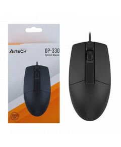 Мыши: Мышь A4-Tech OP-330 Black USB 3btn+Roll RTL фотографии