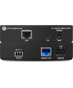 Купить Передатчик Atlona AT-UHD-EX-100CE-TX-PD по HDBaseT 100MБ сигналов HDMI 4K/UHD, Ethernet, управления и питания PoE в интернет-магазине Irkshop.ru