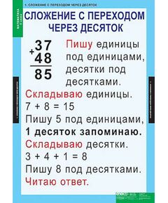 Купить Таблицы демонстрационные "Математика 2 класс" в интернет-магазине Irkshop.ru