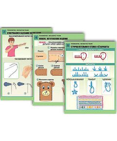 Купить Комплект таблиц для нач. шк. "Технология. Обработка ткани" (12 табл, А1, лам.) в интернет-магазине Irkshop.ru