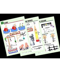 Купить Комплект таблиц по физике "Механика-2. Законы сохранения. Колебания и волны" (8 табл., ф. А1, лам.) в интернет-магазине Irkshop.ru