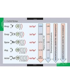 Купить Таблицы демонстрационные "Химия. Неметаллы" в интернет-магазине Irkshop.ru