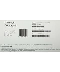 Купить Операционная система Microsoft Windows 11 Pro 64-bit English 1pk DSP OEI DVD [FQC-10529], изображение 2 в интернет-магазине Irkshop.ru
