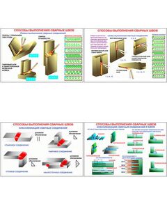 Купить Плакаты ПРОФТЕХ "Способы выполнения сварных швов" (5 пл, винил, 70х100) в интернет-магазине Irkshop.ru