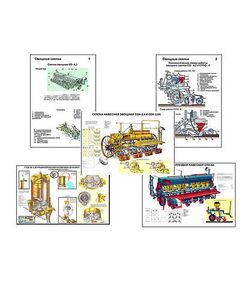 Купить Плакаты ПРОФТЕХ "Овощные сеялки" (8 пл, винил, 70х100) в интернет-магазине Irkshop.ru