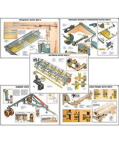 Купить Плакаты ПРОФТЕХ "Навесная жатка ЖВР-10" (6 пл, винил, 70х100) в интернет-магазине Irkshop.ru