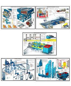 Купить Плакаты ПРОФТЕХ "Агрегаты и комплексы для обработки продовольст. зерна" (30 пл, винил, 70х100) в интернет-магазине Irkshop.ru