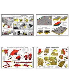 Купить Плакаты ПРОФТЕХ "Кровельные работы" (20 пл, винил, 70х100) в интернет-магазине Irkshop.ru