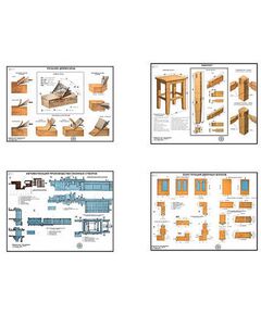 Купить Плакаты ПРОФТЕХ "Столярно-плотницкие работы" (25 пл, винил, 70х100) в интернет-магазине Irkshop.ru