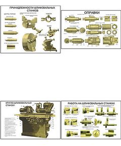 Купить Плакаты ПРОФТЕХ "Шлифовальные станки" (8 пл, винил, 70х100) в интернет-магазине Irkshop.ru