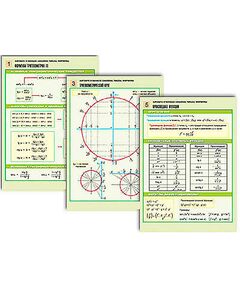 Купить Комплект таблиц по алгебре и началам анализа раздат. "Числа. Формулы" (цвет., лам., 6 шт.) в интернет-магазине Irkshop.ru
