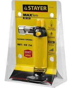 Купить Автономная газовая горелка с пьезоподжигом STAYER MaxTerm MB300 1200°С [55570], изображение 2 в интернет-магазине Irkshop.ru