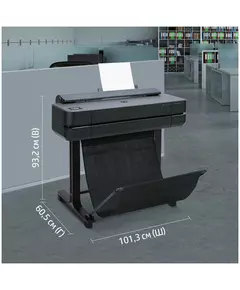 Купить Струйный принтер HP DesignJet T630 24", 1Gb, 2400x1200dpi, USB2.0, WiFi, сетевой [5HB09A], изображение 5 в интернет-магазине Irkshop.ru