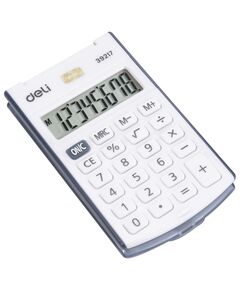 Купить Калькулятор карманный Deli E39217/BLUE синий 8-разр., изображение 4 в интернет-магазине Irkshop.ru