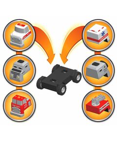 Купить Магнитный конструктор СОЗДАЙ СВОЮ СПАСАТЕЛЬНУЮ ТЕХНИКУ. Стартовый набор [60402-S-10], изображение 2 в интернет-магазине Irkshop.ru