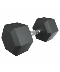 Гантели: Гантель гексагональная UNIXFIT 25 кг обрезиненная, пара фотографии