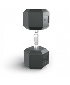 Гантели: Гантель гексагональная UNIXFIT 25 кг обрезиненная, пара фотографии