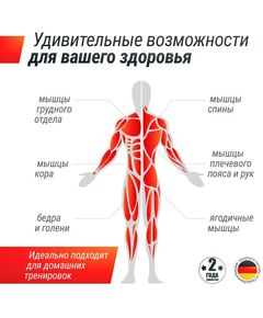 Гантели: Гантель гексагональная UNIXFIT 7,5 кг обрезиненная, пара фотографии