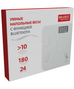 Весы напольные: Умные напольные весы Bradex KZ 0938 с функцией Bluetooth, белые фотографии