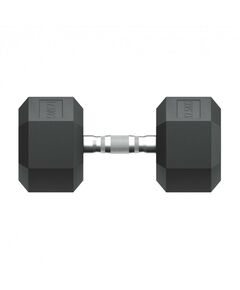 Гантели: Гантель гексагональная UNIXFIT 17,5 кг обрезиненная, пара фотографии