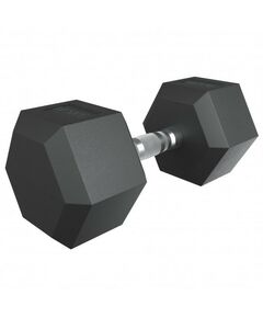 Гантели: Гантель гексагональная UNIXFIT 17,5 кг обрезиненная, пара фотографии