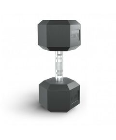 Гантели: Гантель гексагональная UNIXFIT 17,5 кг обрезиненная, пара фотографии