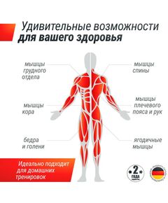 Гантели: Гантель гексагональная UNIXFIT 22,5 кг обрезиненная, пара фотографии