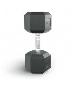 Гантели: Гантель гексагональная UNIXFIT 22,5 кг обрезиненная, пара фотографии