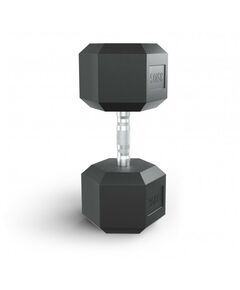 Гантели: Гантель гексагональная UNIXFIT 35 кг обрезиненная, пара фотографии