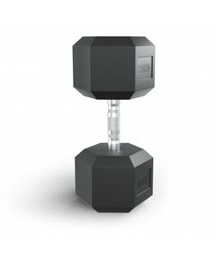 Гантели: Гантель гексагональная UNIXFIT 40 кг обрезиненная, пара фотографии
