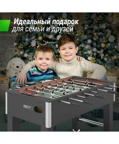 Купить Игровой стол UNIX line Футбол - Кикер Black 140х74 cм, изображение 7 в интернет-магазине Irkshop.ru