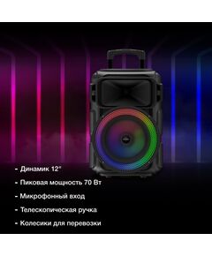 Купить Минисистема Hyundai H-MC1298 17Вт FM USB BT micro SD, изображение 3 в интернет-магазине Irkshop.ru