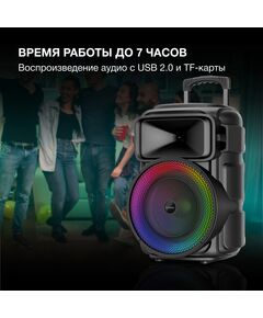 Купить Минисистема Hyundai H-MC1298 17Вт FM USB BT micro SD, изображение 4 в интернет-магазине Irkshop.ru