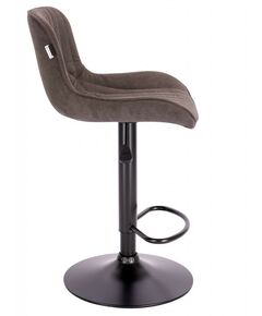 Купить Барный стул Everprof Grace Black Ткань Темно-коричневый [EP Grace B Fabric Dark Brown], изображение 2 в интернет-магазине Irkshop.ru