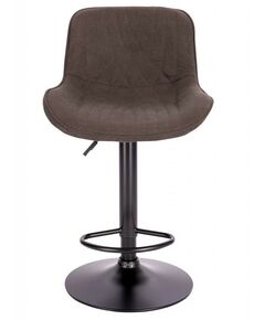 Купить Барный стул Everprof Grace Black Ткань Темно-коричневый [EP Grace B Fabric Dark Brown], изображение 3 в интернет-магазине Irkshop.ru