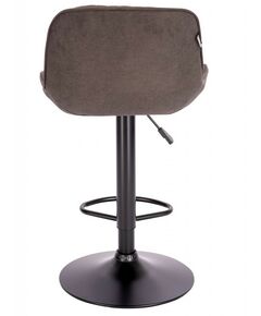 Купить Барный стул Everprof Grace Black Ткань Темно-коричневый [EP Grace B Fabric Dark Brown], изображение 4 в интернет-магазине Irkshop.ru