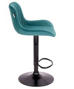 Купить Барный стул Everprof Grace Black Ткань Темно-зеленый [EP Grace B Fabric Dark Green], изображение 2 в интернет-магазине Irkshop.ru