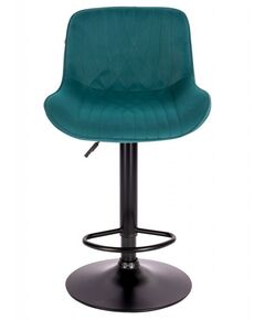 Купить Барный стул Everprof Grace Black Ткань Темно-зеленый [EP Grace B Fabric Dark Green], изображение 3 в интернет-магазине Irkshop.ru