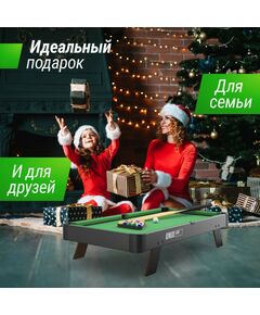 Бильярдные столы: Игровой стол UNIX line Мини Бильярд настольный (88х47 cм) Black фотографии