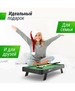 Бильярдные столы: Игровой стол UNIX line Мини Бильярд настольный (88х47 cм) Black фотографии