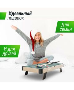 Бильярдные столы: Игровой стол UNIX line Мини Бильярд настольный (88х47 cм) Wood фотографии